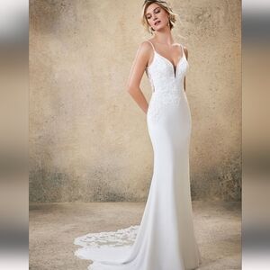 Mori Lee Ivory Lace Bridal Gown